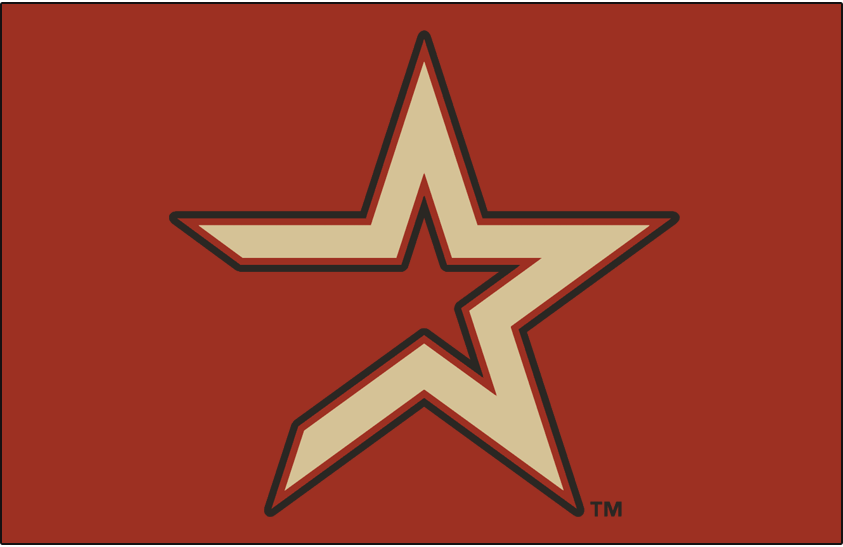 Houston Astros 2000-2012 Cap Logo fabric transfer version 2